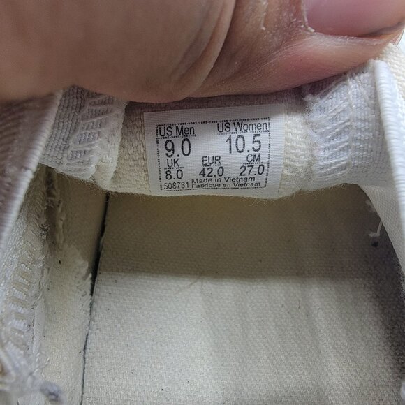 Vans Classic Slip On Skull Bandanna Mens 9 White Low Top Canvas Sneaker - Picture 6 of 13